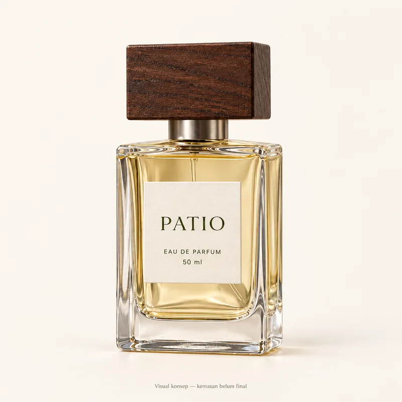 Konsep botol PATIO, Eau de Parfum 50 ml