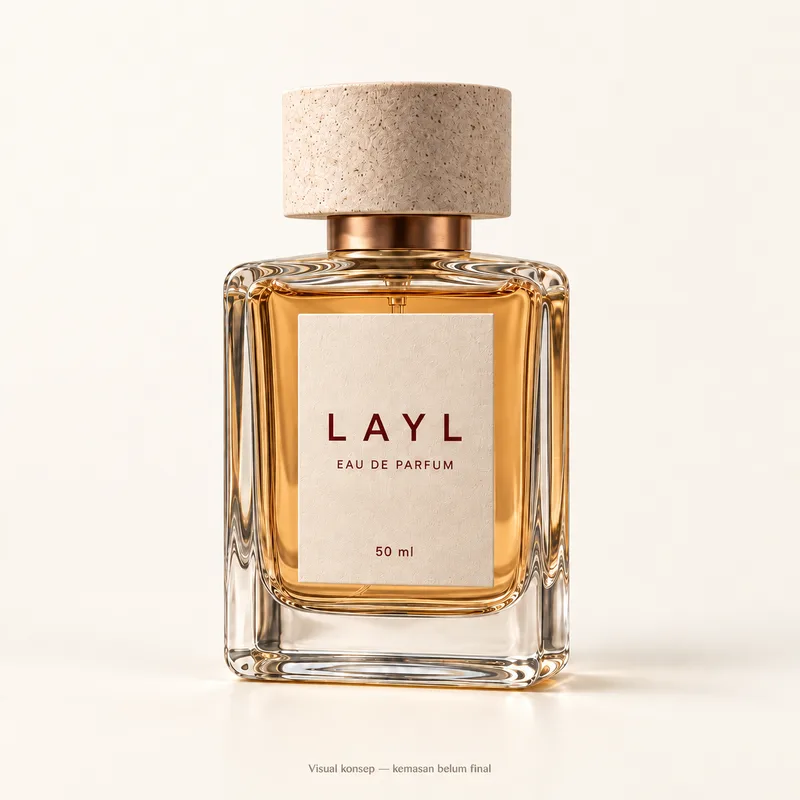 Konsep botol LAYL, Eau de Parfum 50 ml